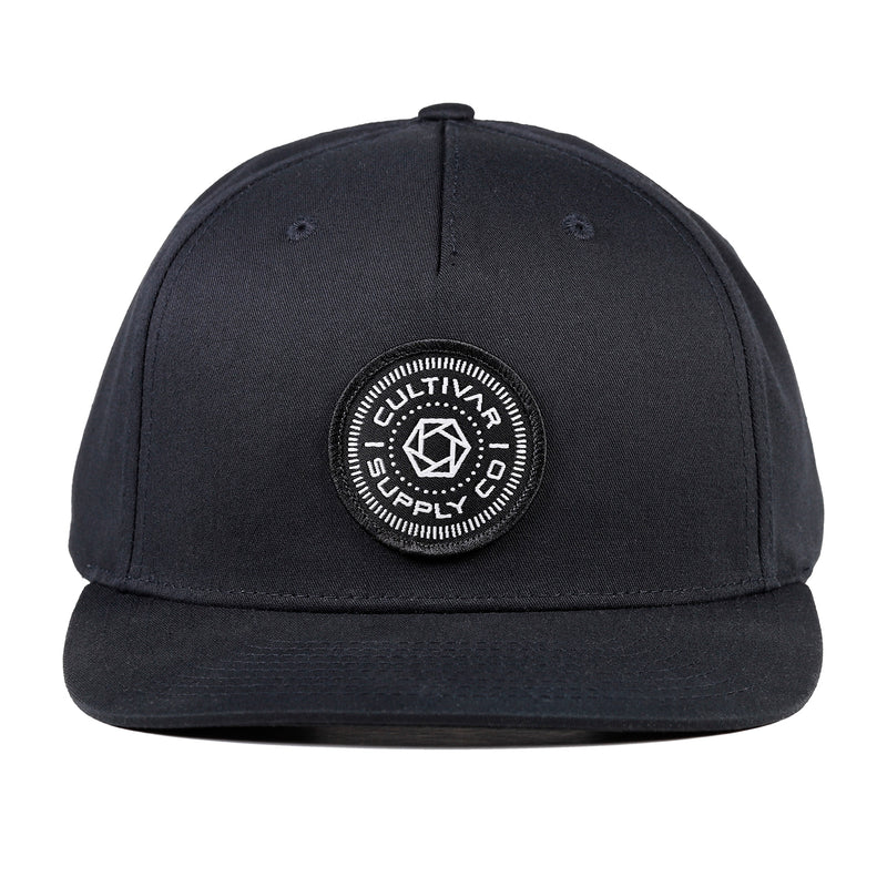 5 PANEL SNAP BACK - BLACK