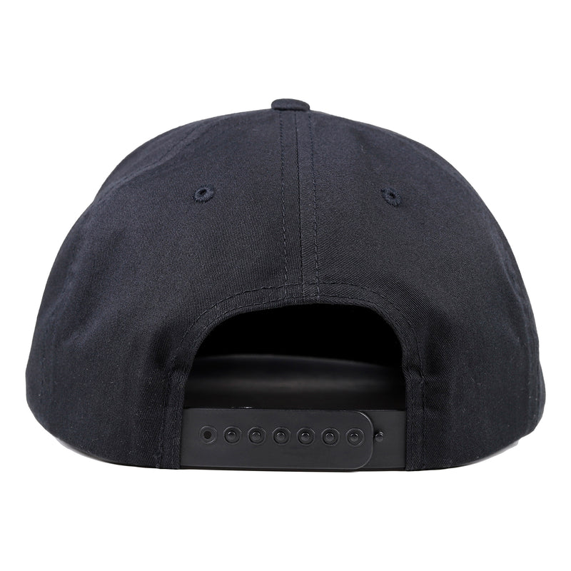 5 PANEL SNAP BACK - BLACK