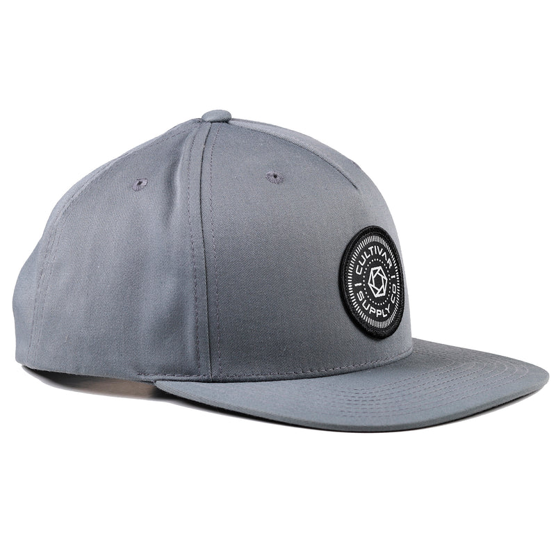 5 PANEL SNAP BACK - GREY