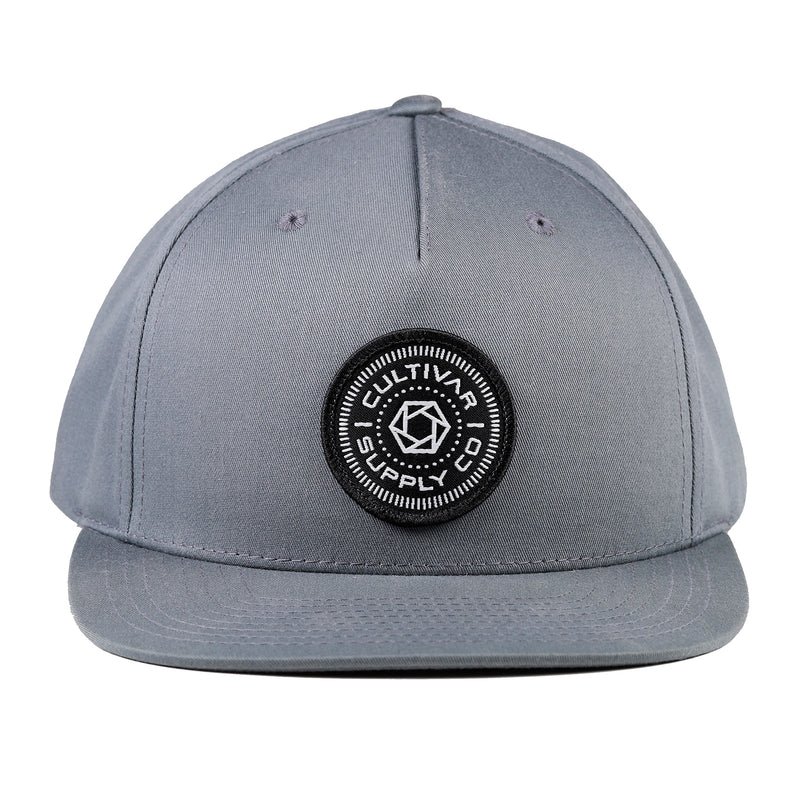 5 PANEL SNAP BACK - GREY